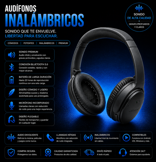Audifonos Inalambricos Bose Quietcomfort