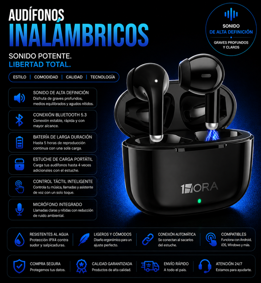 Audifonos Inalambricos Bluetooth Aut203