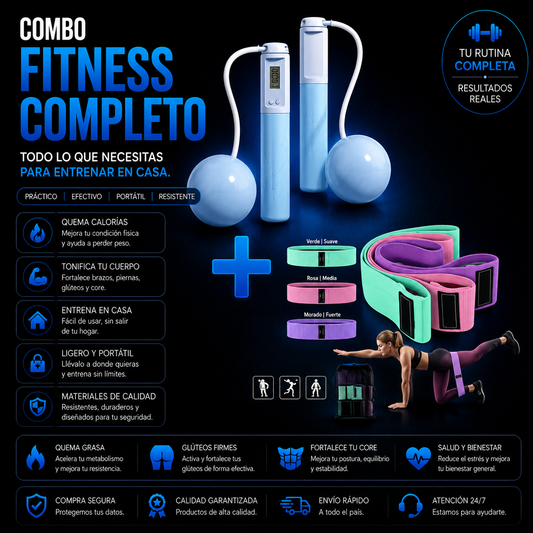 Combo Laso Contrador Bandas Elasticas